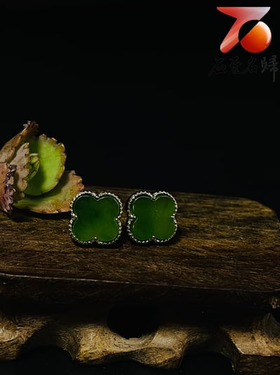 典雅設計 碧玉精品戒指/耳環 附碧玉檢定贈書＋精美收藏禮盒 鑲嵌925銀戒台 款式獨特 造型齊全12