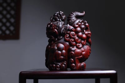 印度小葉紫檀製【大貔貅-輩輩有財】1