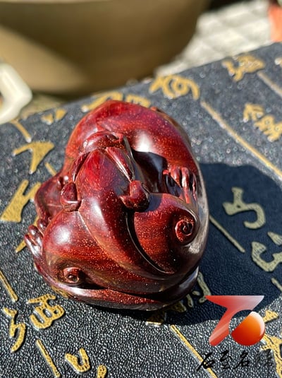 印度小葉紫檀高油密二膘材質 湘工手作【螭龍】5