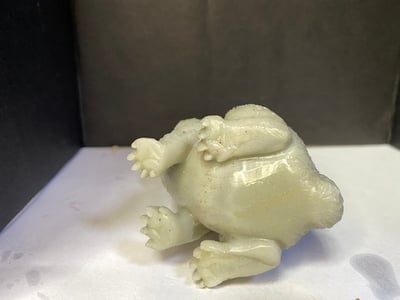 壽山石【招財白兔】6
