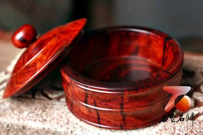 石至名歸 台灣現貨 實品在台拍攝 印度小葉紫檀一木製成【品香罐】3