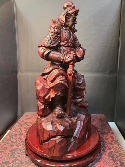 印度小葉紫檀【關聖帝君-關羽全品】6