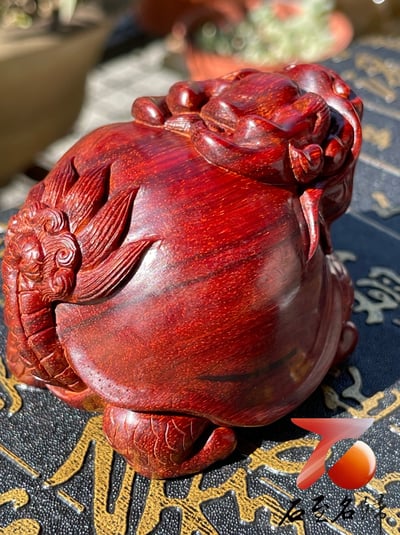 印度小葉紫檀樹心料 湘工手作【龍龜】6