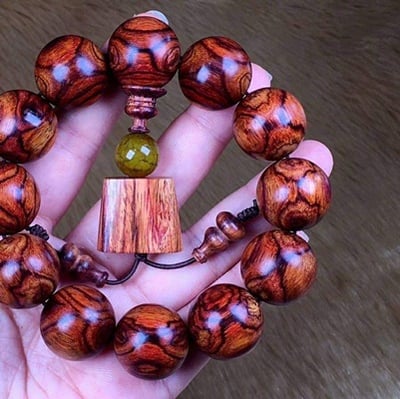 海南黃花梨野生料19.5mm手珠3