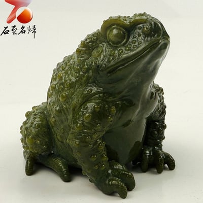 壽山稀有石種【呱呱來財】王逸文老師純手工雕刻2