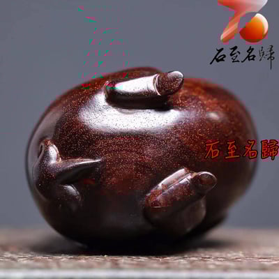 天然 印度小葉紫檀滿金星+純手工精雕【富貴有餘-唐馬】6