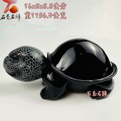 丹東石純手工雕烏龜 張國民雕刻家作品【石甲俠龜】1