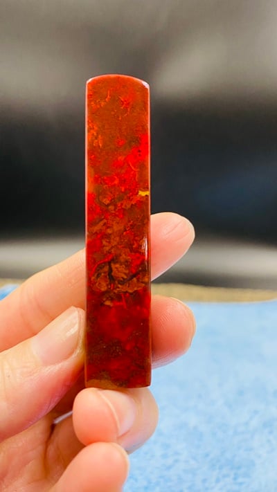 巴林雞血石印章3