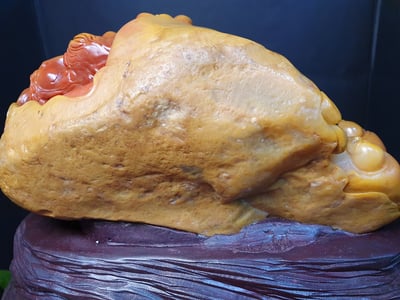 寮國田黃石【瑞壽呈祥】6