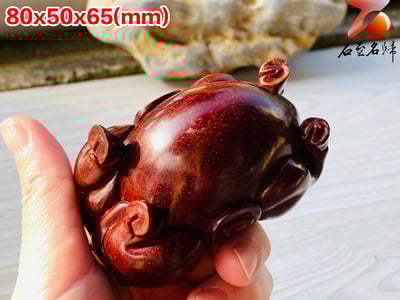 印度小葉紫檀高油密二膘料＋爆滿金星 湘工手作【唐馬套組】4