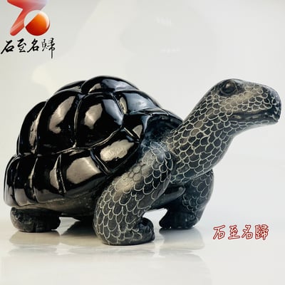丹東石純手工雕烏龜 張國民雕刻家作品【重量級鎮宅象龜】4