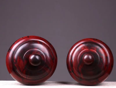 印度小葉紫檀【圍棋罐/茶葉罐】3