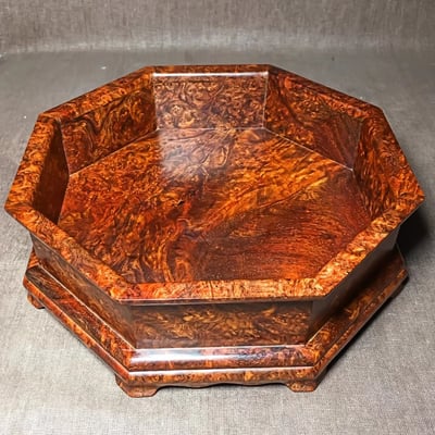 印度小葉紫檀【八角果盤】7