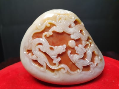 正宗福建壽山紅田黃【極品銀包紅】2