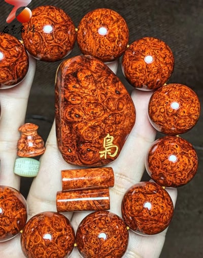 印度小葉紫檀20mm×12顆【梟】2