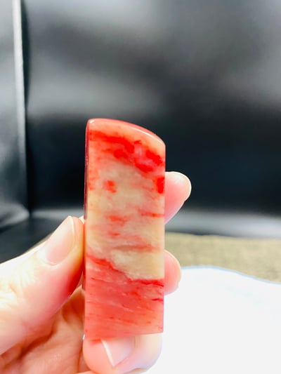 巴林大紅袍雞血印章4