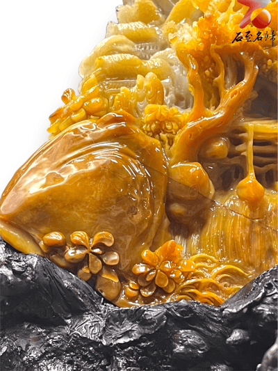 老撾北部田黃石【山水圖】5