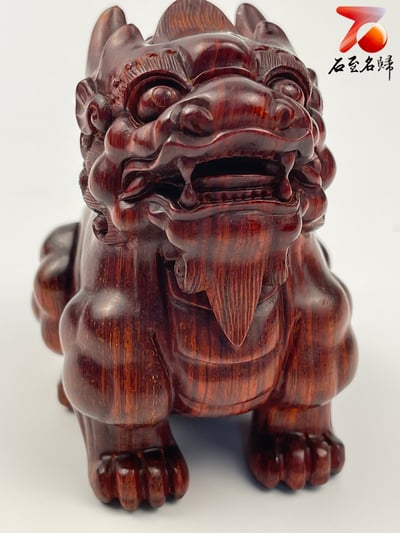 印度小葉紫檀 高油密二膘料 湘工雕【貔貅】3