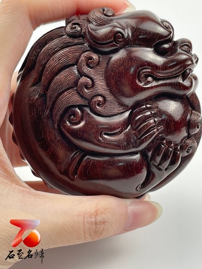 印度小葉紫檀二膘料 湘工精雕  【有求必應】10