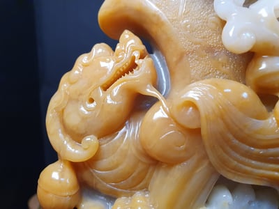 極品田黃石【招財瑞獸】4