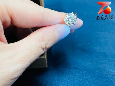 特價3000元 莫桑鑽女戒3克拉 八心八箭D色 附雙保證書 925銀 可過鑽筆檢測3