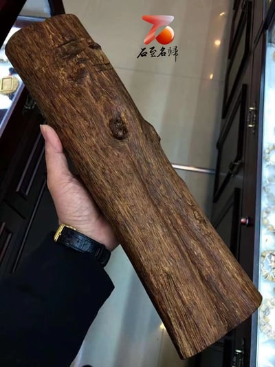 純天然達拉干沉香 黑油圓棍料3