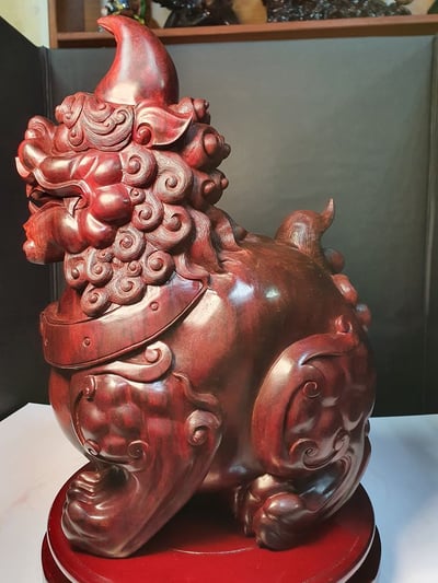 印度小葉紫檀【招財貔貅】擺件6