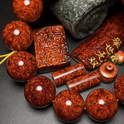 印度小葉紫檀18mm手珠【舉世無雙】4