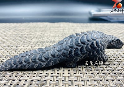 一甲護身，破土開運 真牛角製【穿山甲】王逸文老師純手工雕刻1