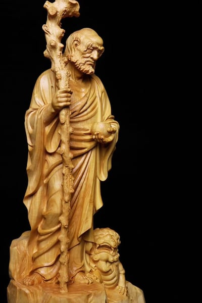 小葉黃楊木【達摩祖師】5