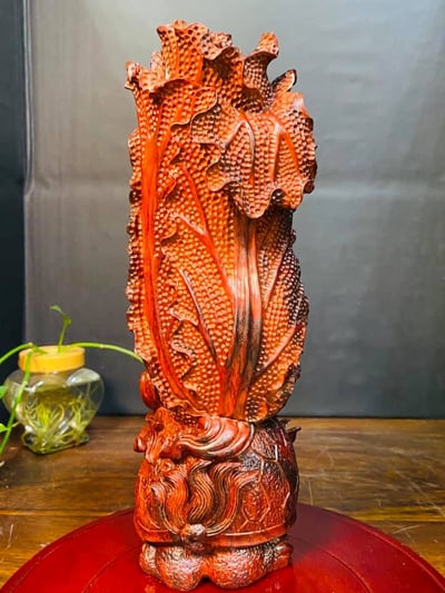 印度小葉紫檀【百財歸來-白菜+烏龜】5