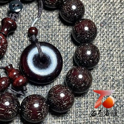 天然 印度小葉紫檀銀河系列｜15mm×15顆 頂級爆滿粗星【銀河之眼】手串4