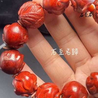 印度小葉紫檀高油密老料【十二生肖20mm手珠】5