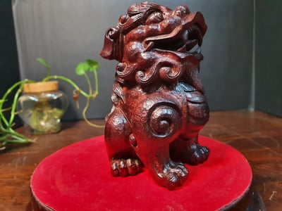 印度小葉紫檀湘工【北京獅】4