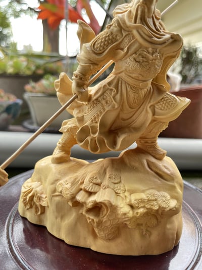 台灣現貨 實體店鋪 雲南大葉黃楊【威武關公】7