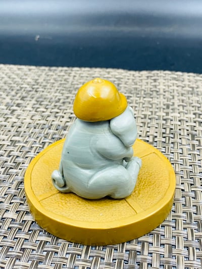 天然巧雕 壽山山秀園石系列【金錢小豬】3