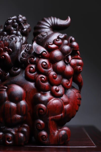 印度小葉紫檀製【大貔貅-輩輩有財】2