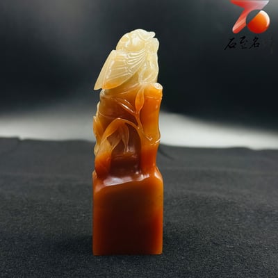 極品壽山芙蓉石方印【蟬鳴報喜・節節高升】3