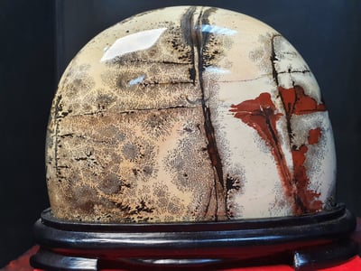 國畫石【曠野一景】1