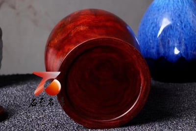 印度小葉紫檀整料挖製【茶葉罐】6