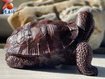 印度小葉紫檀高油密二膘料【鎮宅象龜】2