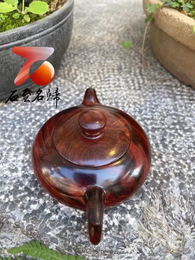 精選印度小葉紫檀高油性老料【把把壺】2