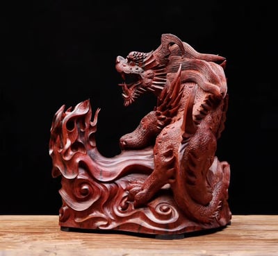 印度小葉紫檀清刀款【招財貔貅】2