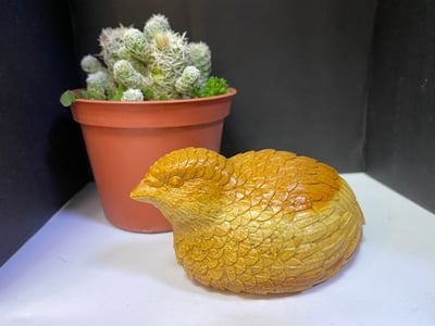 壽山老岭石【安享太平-鵪鶉】5