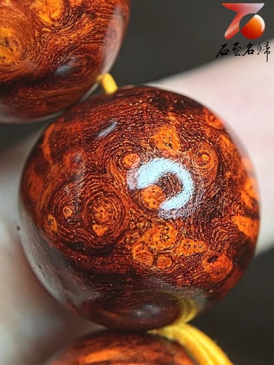 印度小葉紫檀18mm×13泥料爆滿瘤疤【巧奪天工】8