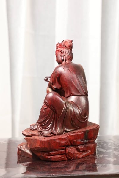 印度小葉紫檀清刀製 三十三觀音之十九【能靜觀音】3