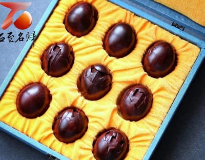 印度小葉紫檀 精選高油密老料 手工製作打磨【龍生九子】8