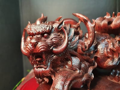 印度小葉紫檀【龍七子-狴犴】3