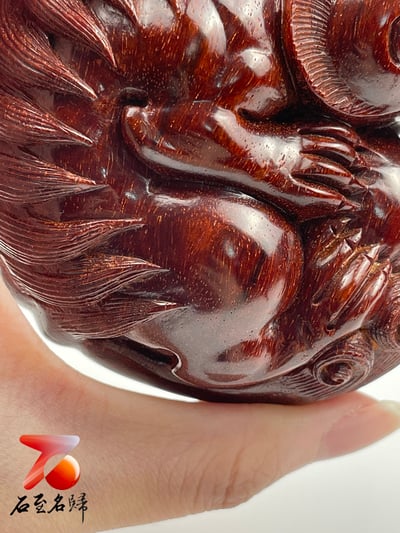 印度小葉紫檀二膘料 湘工精雕  【有求必應】6