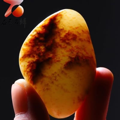 和田玉黃白種籽料｜聚紅皮 × 灑金皮｜老熟細潤 藏家之選5